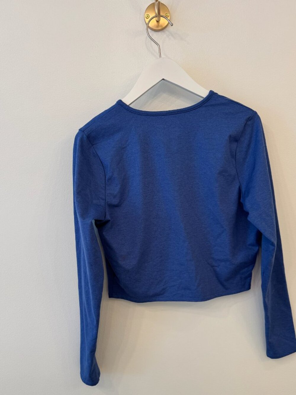 Old Navy CloudComfy Cropped Cardigan - Laundered Blue - Picture 4 of 4